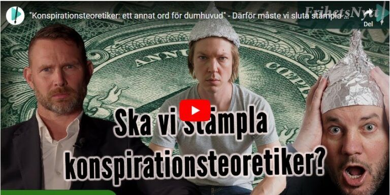 «Konspirationsteoretiker: ett annat ord för dumhuvud» – Därför måste vi sluta stämpla varandra.