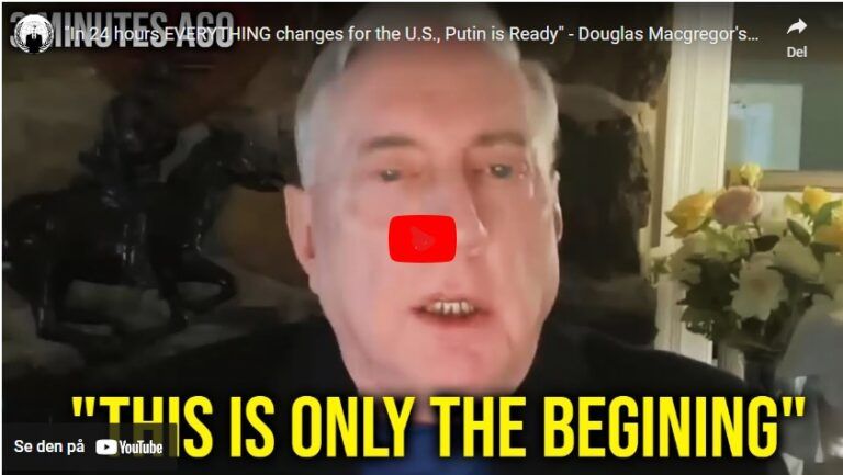 “In 24 hours EVERYTHING changes for the U.S., Putin is Ready” – Douglas Macgregor’s Last WARNING.
