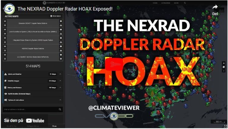 The NEXRAD Doppler Radar HOAX Exposed!