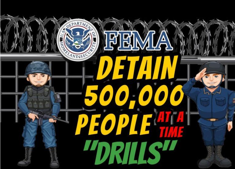 FEMA Drill: DETAIN 500K MENNESKER PÅ TID …FEMA Drill: DETAIN 500K PEOPLE AT A TIME …