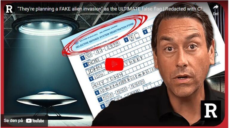 “They’re planning a FAKE alien invasion” as the ULTIMATE false flag | Redacted with Clayton Morris.